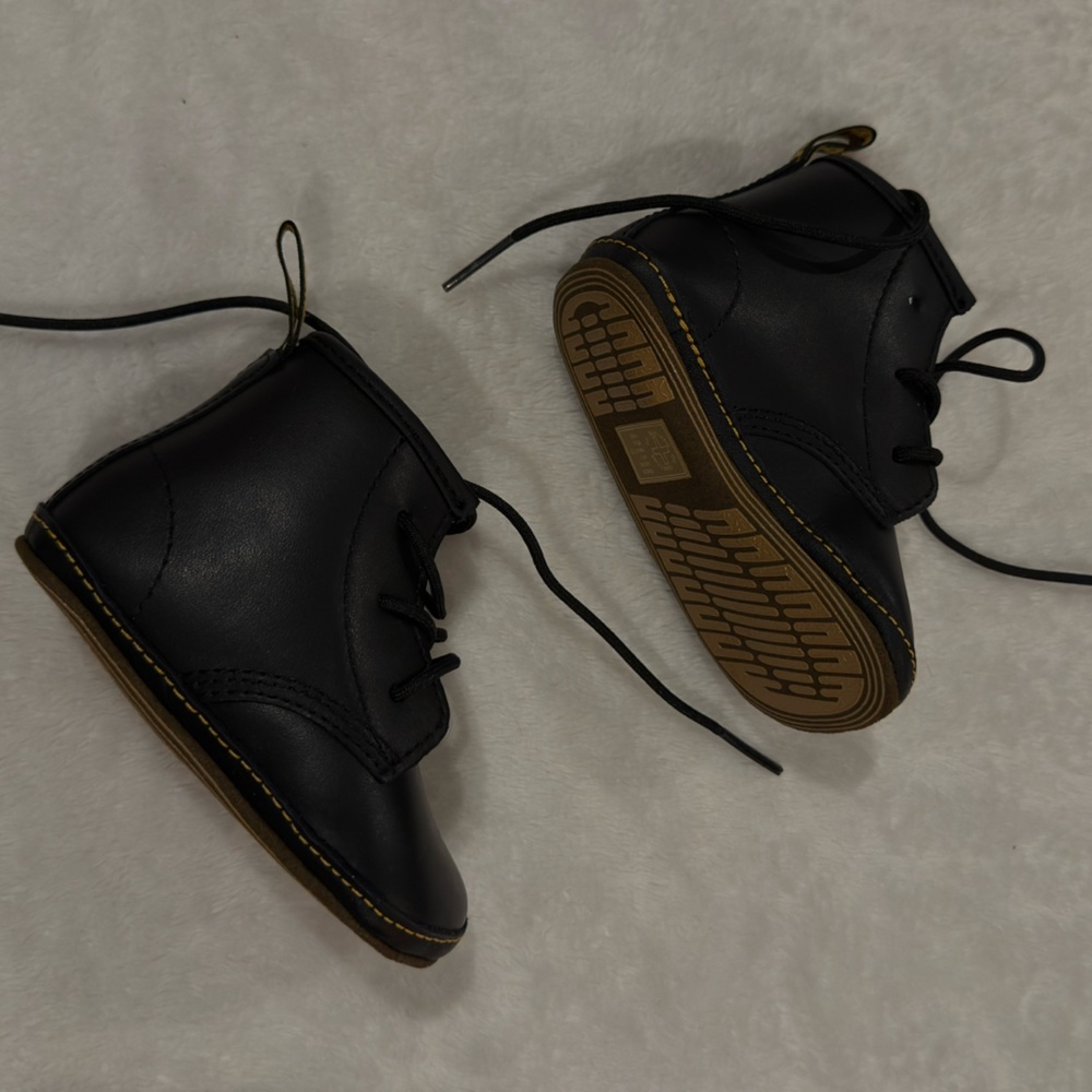 Dr. Martens Black Baby Walker Boots